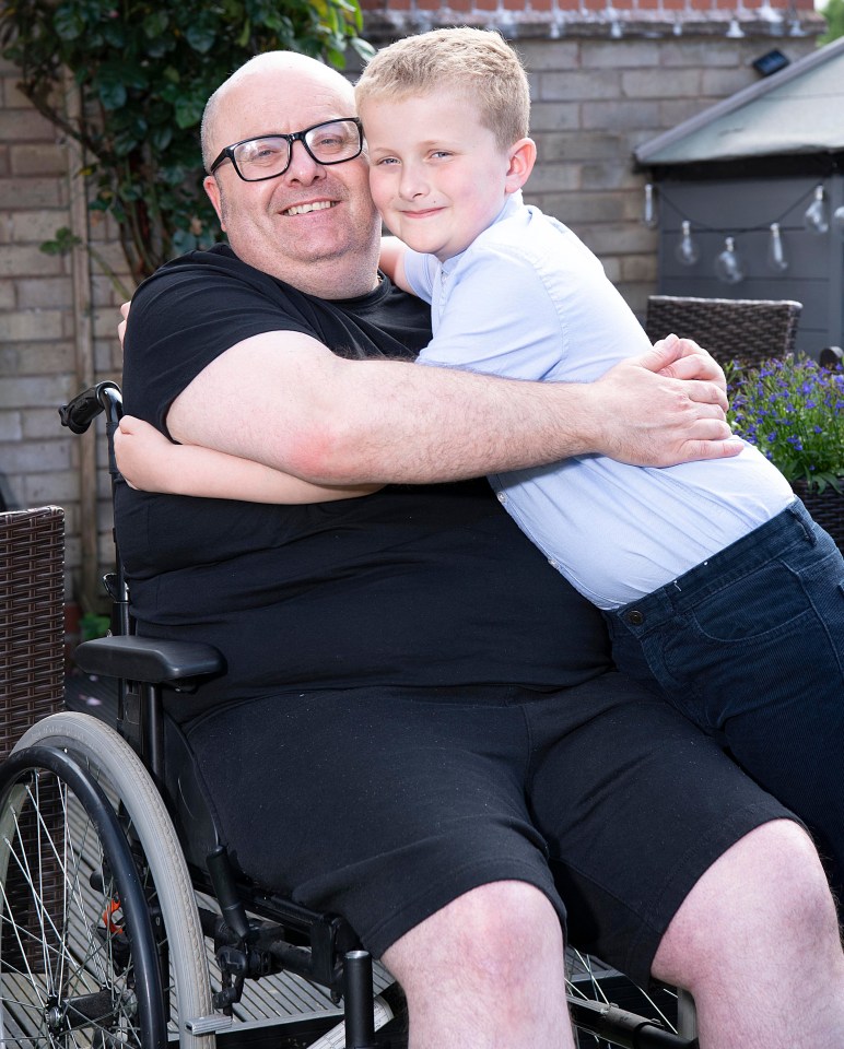 Charlie Price, 10, is a registered young carer for dad Rob, 43, who has progressive multiple sclerosis