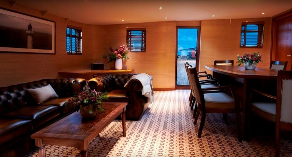 The Skerryvore suite used to be Princess Anne's quarters when she was aboard the yacht