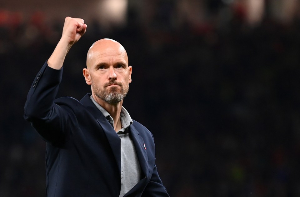 Victory over the Reds was the first for United boss Erik ten Hag