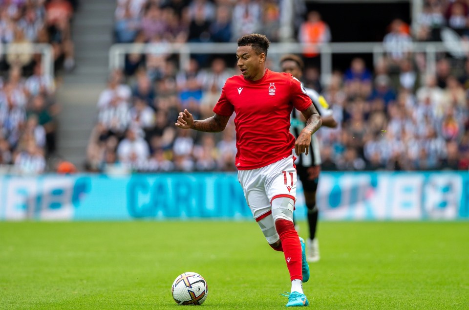 Jesse Lingard fired a blank on his Nottingham Forest debut