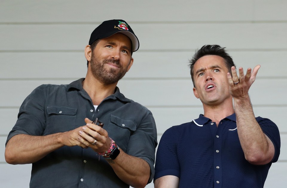 Hollywood celebrities Ryan Reynolds and Rob McElhenney own Wrexham