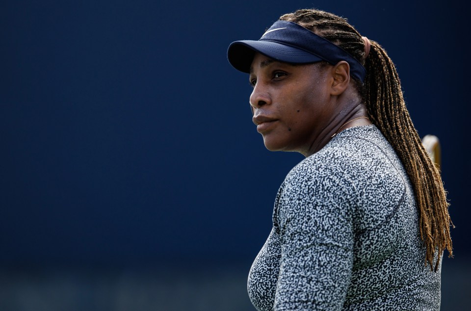 Serena Williams ahead of her match with Emma Raducanu