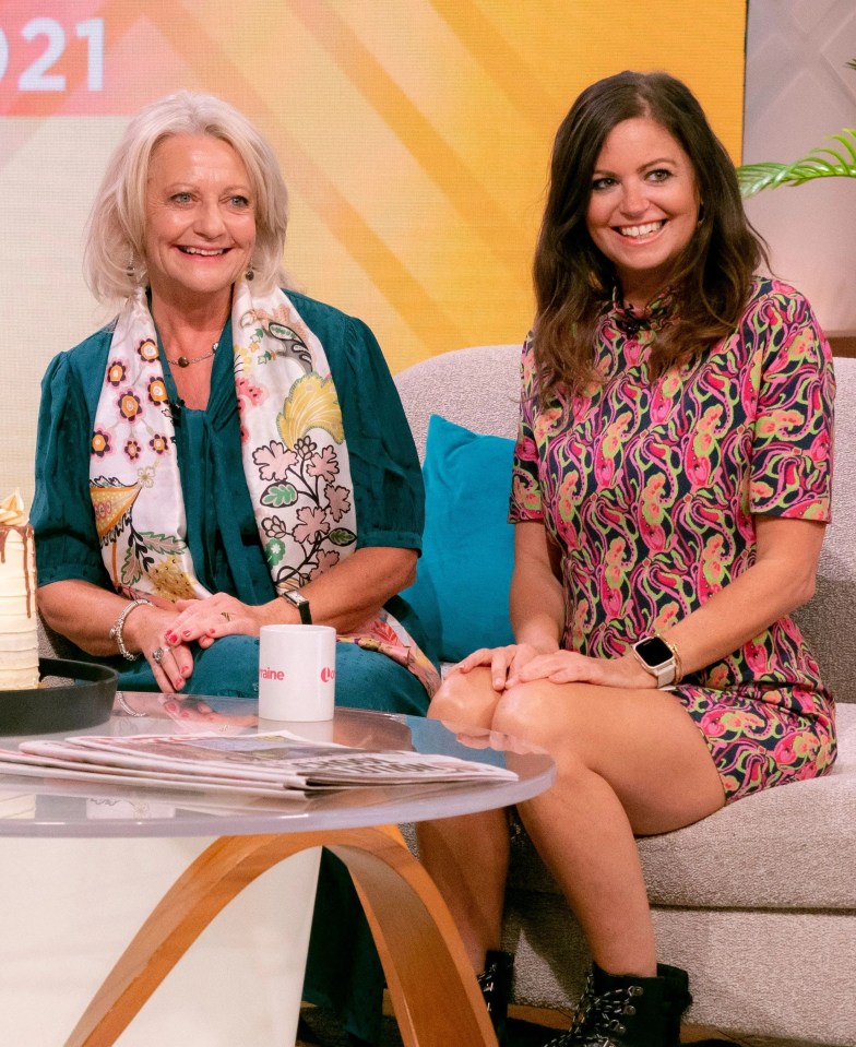 Heather, pictured with Debs on Lorraine in 2021, said: “But she did say I don't want to die. And that's the hardest, saddest part"