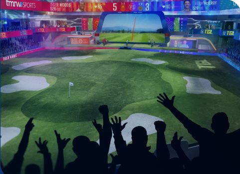 The new style of golf event will be played on Mondays and in a stadium