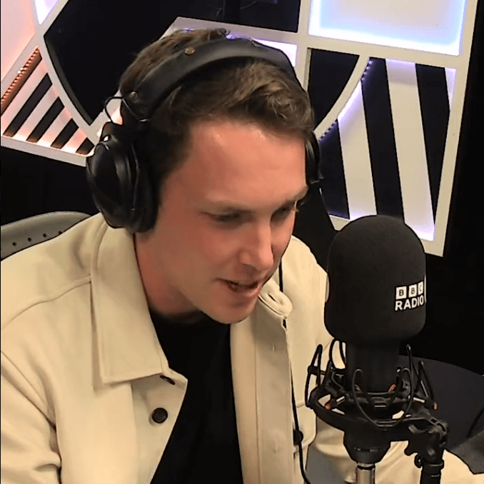 Radio 1’s Chris Stark got very emotional during his show with Scott Mills