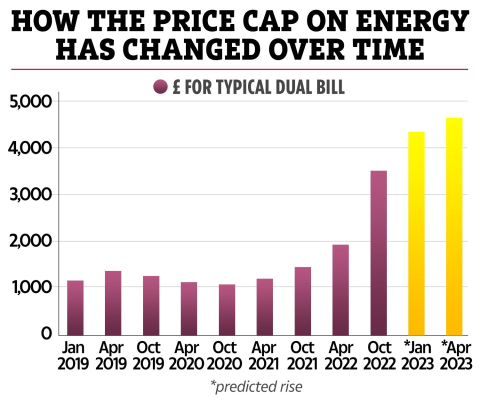 The dramatic rise in the energy price cap