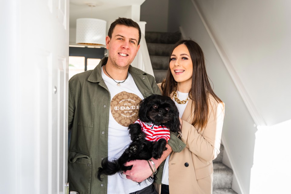 Elly and Callum Tully used a cash jar to save for their £194,000 first home