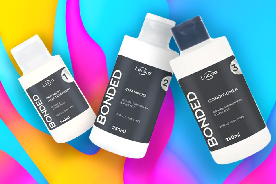 Aldi released new haircare range which is said to be a dupe of Olaplex's Bonded range