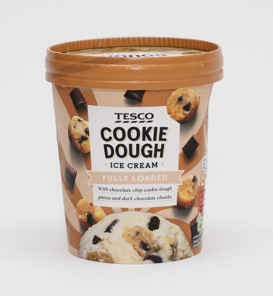 Unfortunately Tescos ice cream placed last