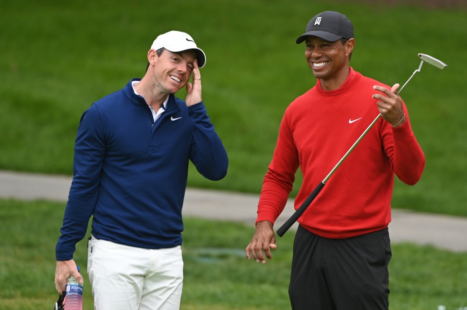 Tiger Woods and Rory McIlroy are good friends off the course