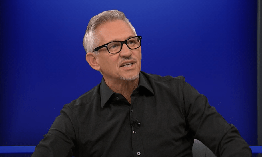 Gary Lineker was left in disbelief following Shearer’s gag