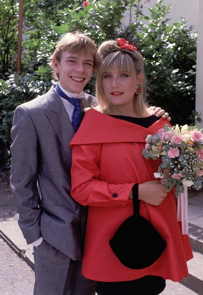 Adam and Michelle acted together in EastEnders as husband and wife Ian and Cindy