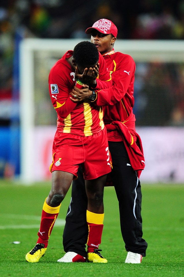 Asamoah Gyan could exact revenge after Ghana's elimination from Uruguay