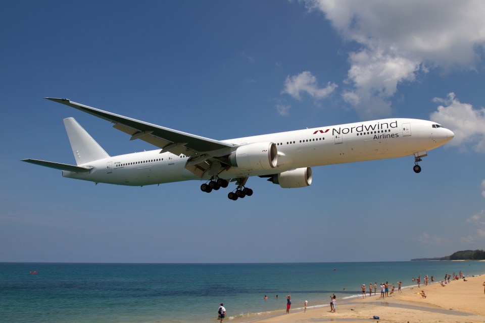 Phuket airport is popular among plane spotters for its photo opportunities