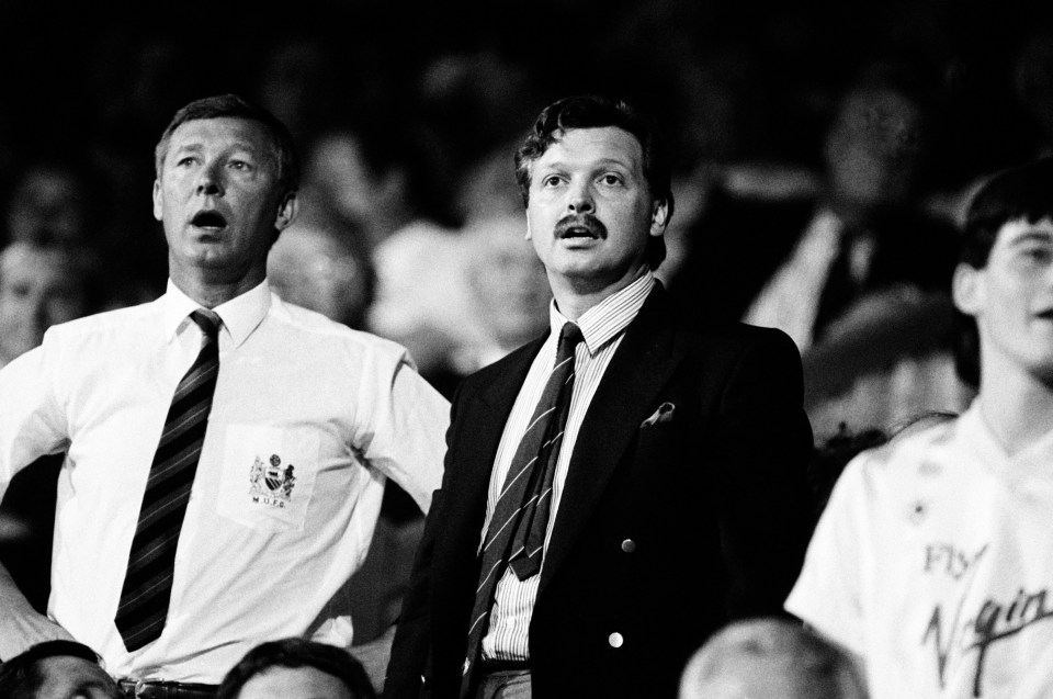 Knighton, 70, worked with Sir Alex Ferguson at Old Trafford