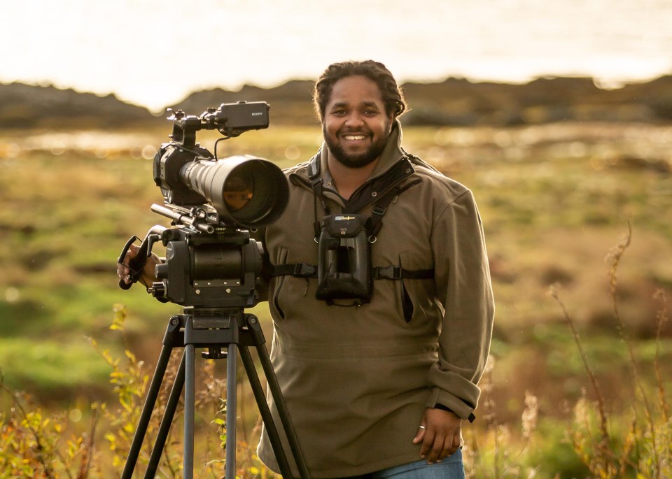 Hamza went trekking through the Scottish highlands in search of red deer fawns