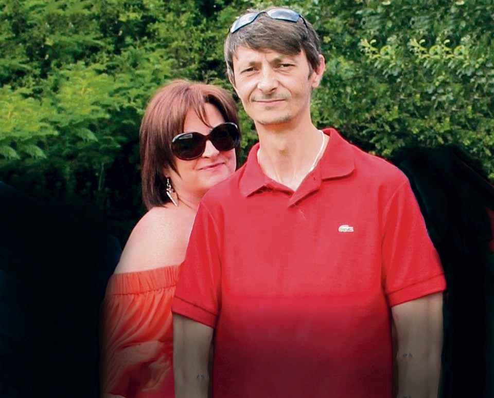 They beat Alan Willson, pictured with wife Annie, in a row over a frisbee