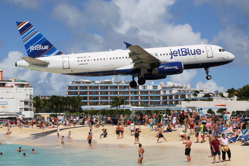 St Maarten in the Caribbean has one of the world's most terrifying approaches for pilots