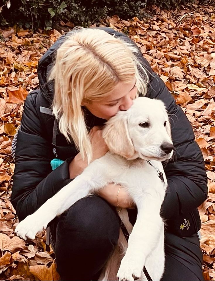 Holly with her dog Bailey