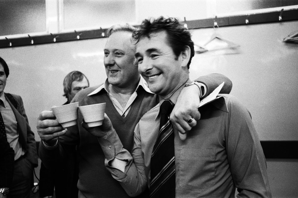 Nottingham Forest legends Brian Clough and Peter Taylor formed one of football's greatest-ever managerial partnerships