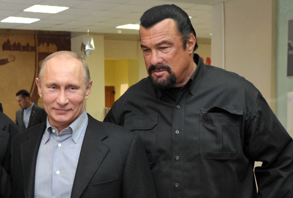 Seagal has long been a prominent supporter of Putin, describing him as a ‘brother’