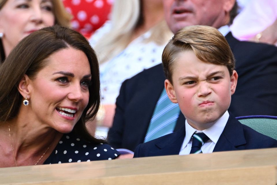 Prince George stole the show as he attended Wimbledon with his parents