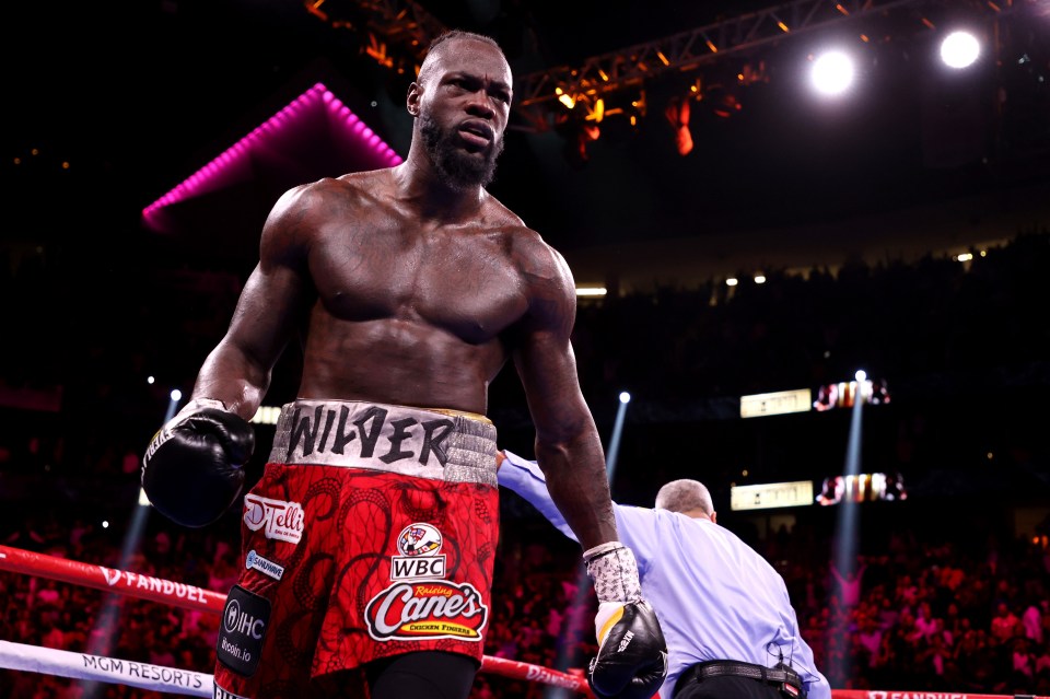 Deontay Wilder hasn't set foot inside the ring since his trilogy fight with Tyson Fury