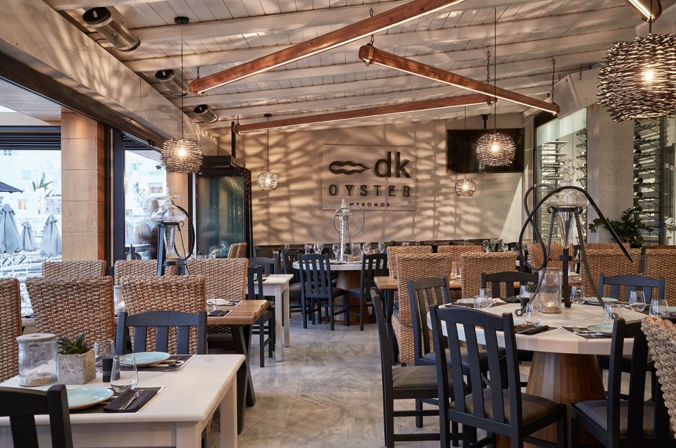 Dimitrios claims his bar offers a different 'concept' to traditional restaurants