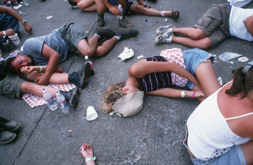 Partying in the heat left festival-goers exhausted