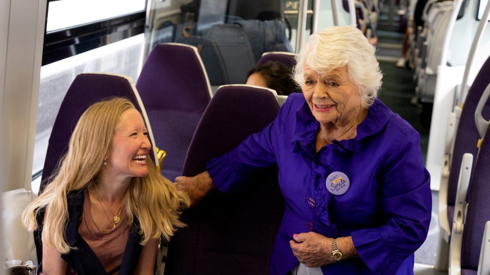 Judith Chalmers, travel icon and host of Wish You Were Here, is Heathrow's Chief Smile Officer