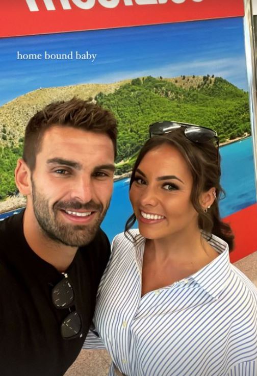 The couple appear happy since leaving the villa