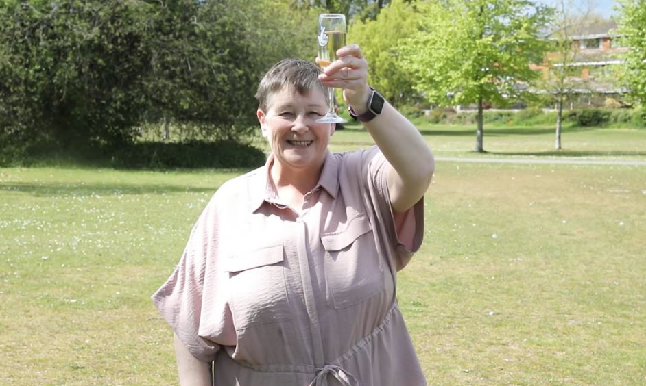 The gran-of-four now has plenty of outdoor space to entertain her grandsons over the summer holidays