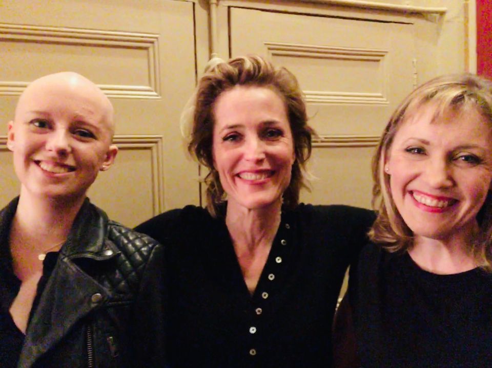 Actress Gillian Anderson is another famous name she has met