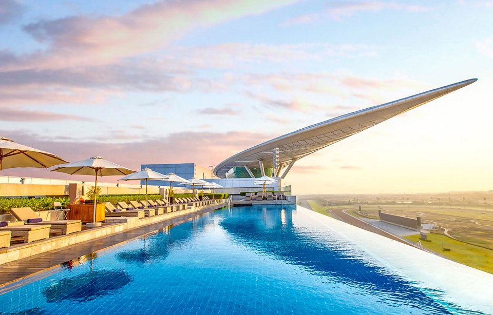 The rooftop infinity pools including an adult-only one, completes the experience