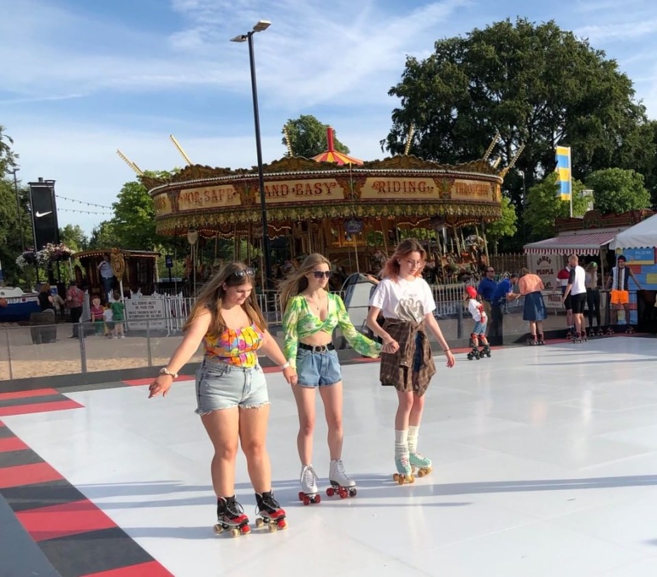 York has its own rollerskating rink