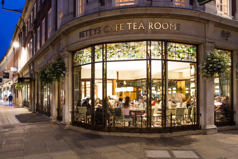 Perhaps the most famous cafe is Betty’s — a quintessentially British tea room