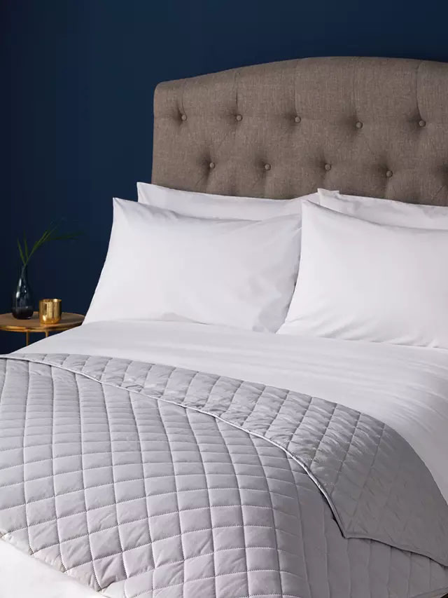 Save £40 on John Lewis’s lightweight polyester velvet bedspread