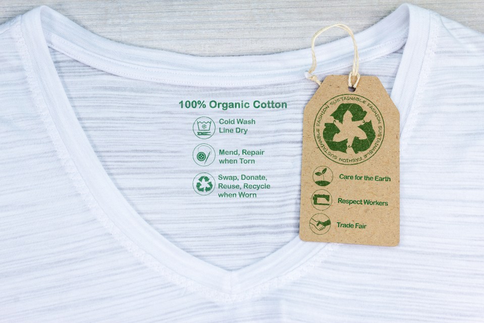 Search for terms such as “recycled cotton”, 'Cradle To Cradle Gold' certification