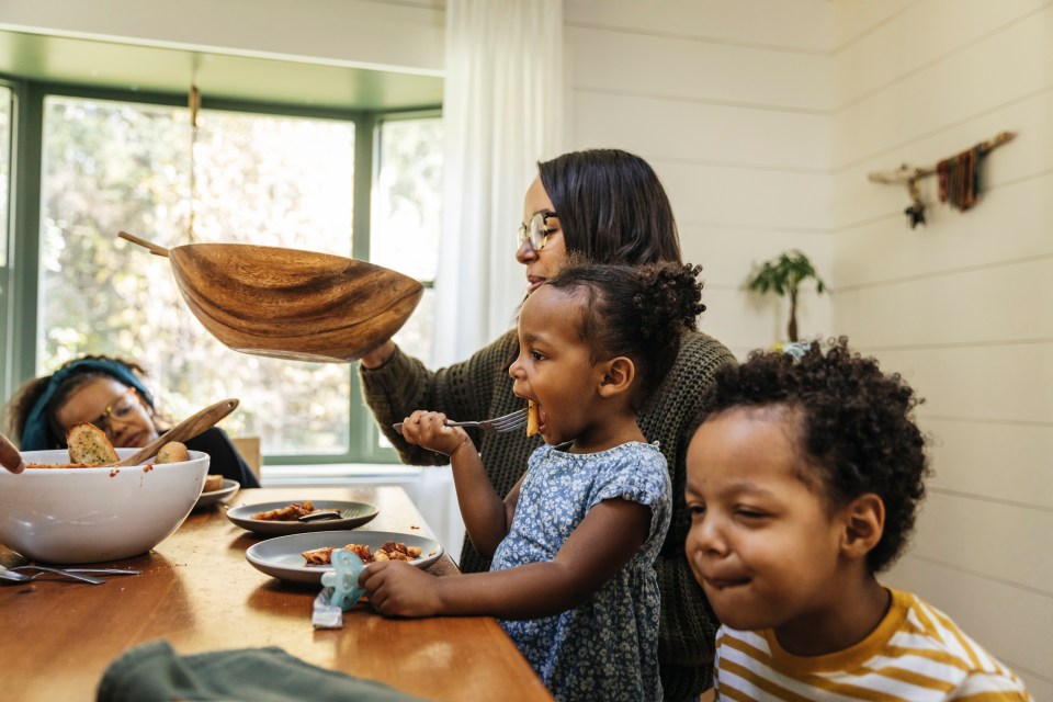 One expert has revealed that five common phrases used at mealtimes that could be harming your child