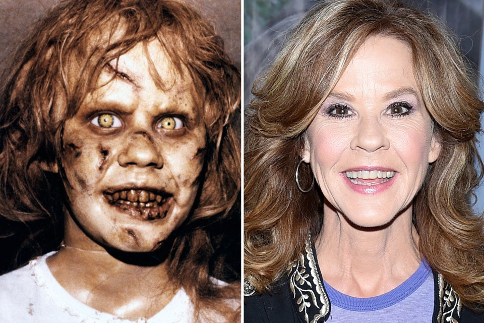 Linda Blair played creepy Regan in The Exorcist