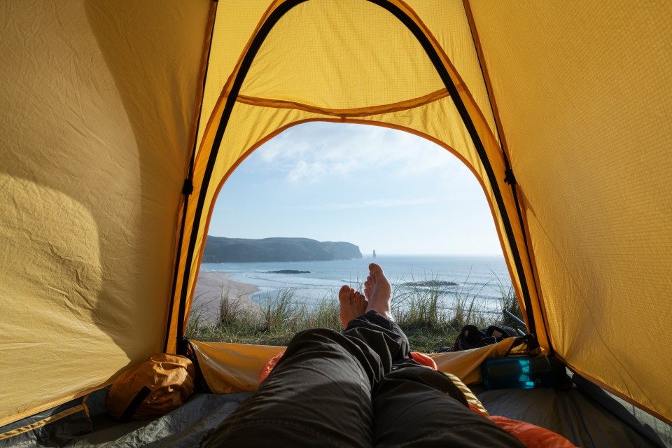 Expert advice is to sleep at hotels or legal campsites along your journey