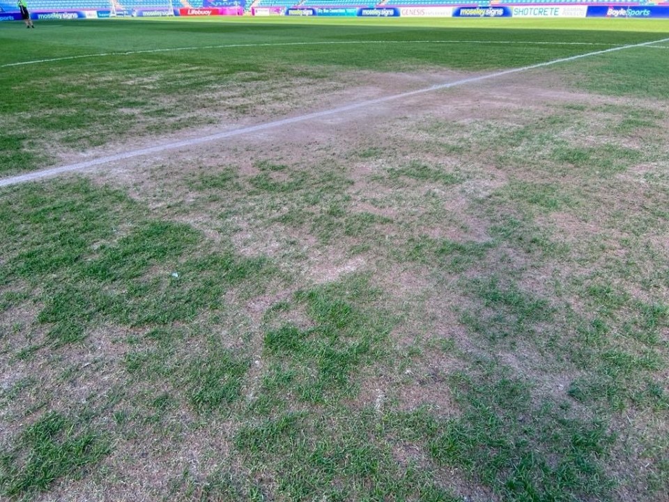 Coventry City's pitch was deemed "unplayable" by authorities