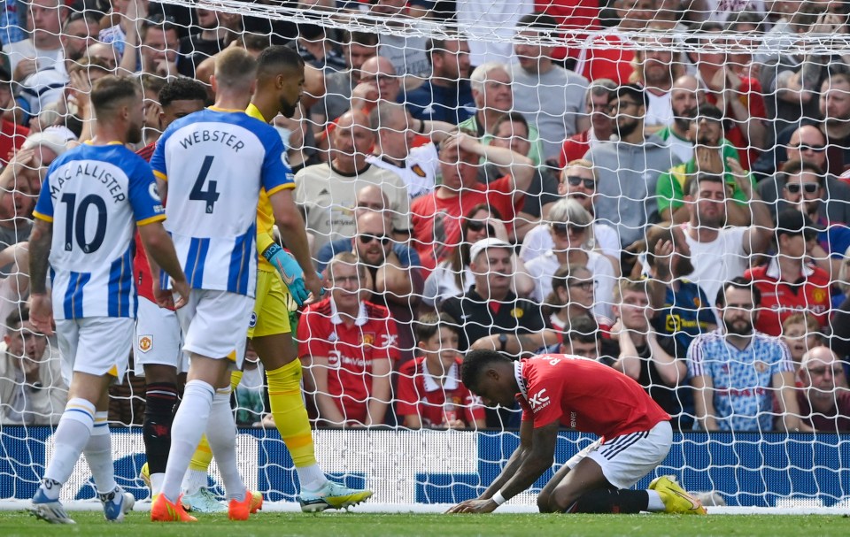 Manchester United lost 2-1 to Brighton in their first Premier League match