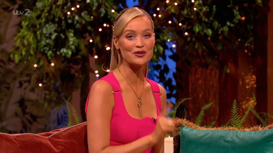 Host Laura Whitmore asked the pair how they were doing away from the villa