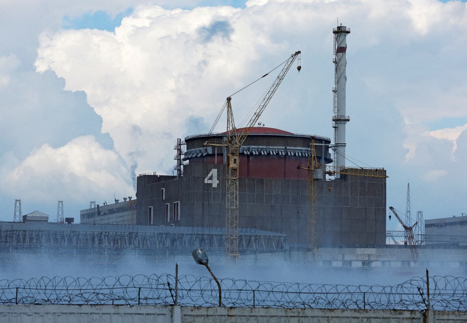 It is feared the Russians could blow up the power station