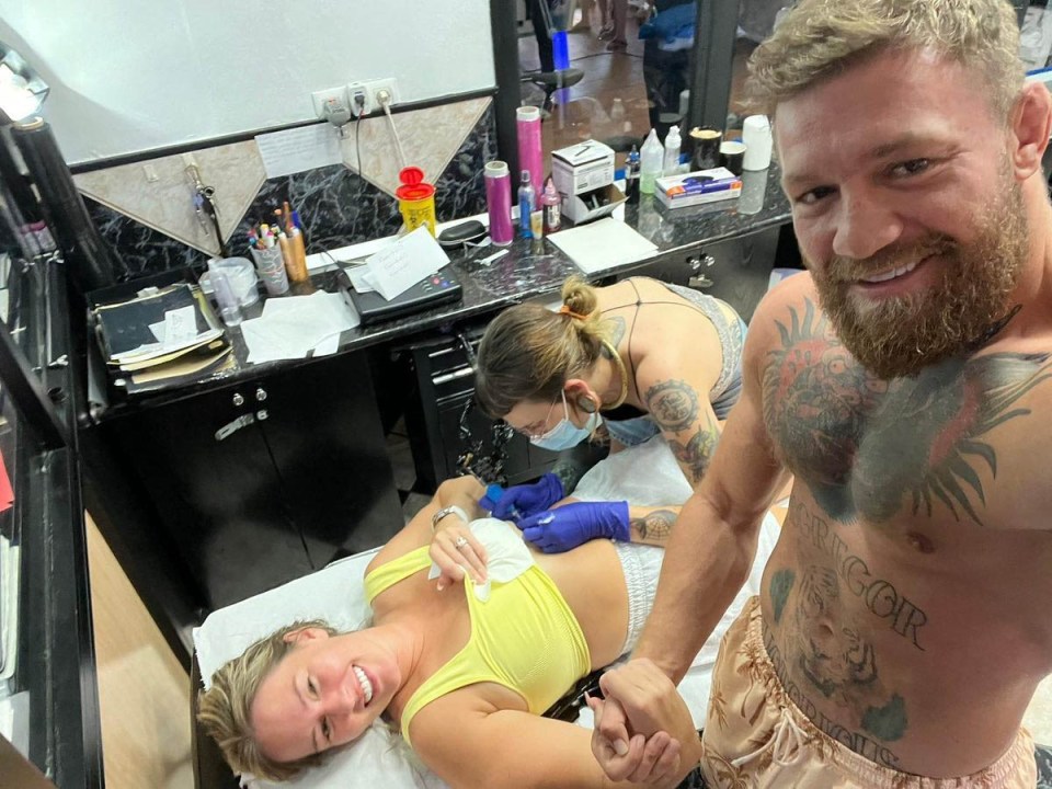 Dee Devlin recently got Conor McGregor's named tattooed on her