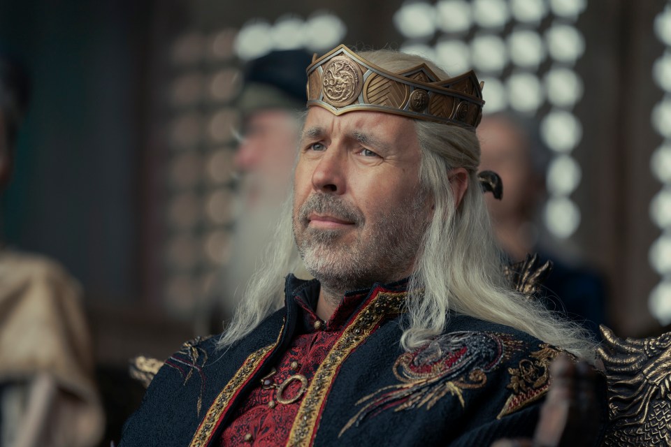 Paddy Considine plays the kind-hearted but ineffectual King Viserys