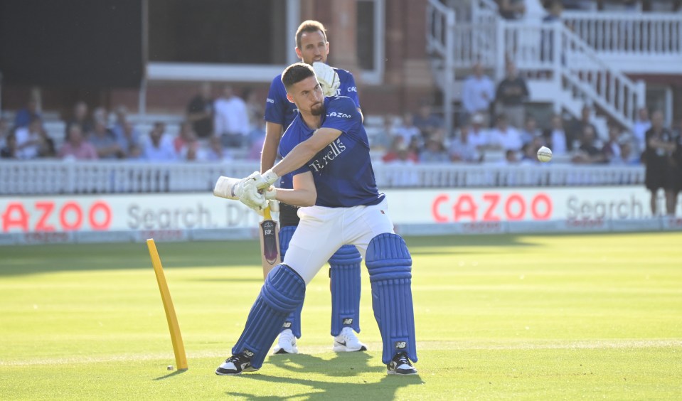 Both Kane and Doherty impressed in the challenge, getting significant height and distance on their batting