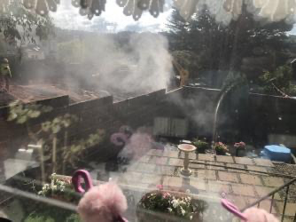 Dust spilling over into a neighbouring garden and 'into their home'