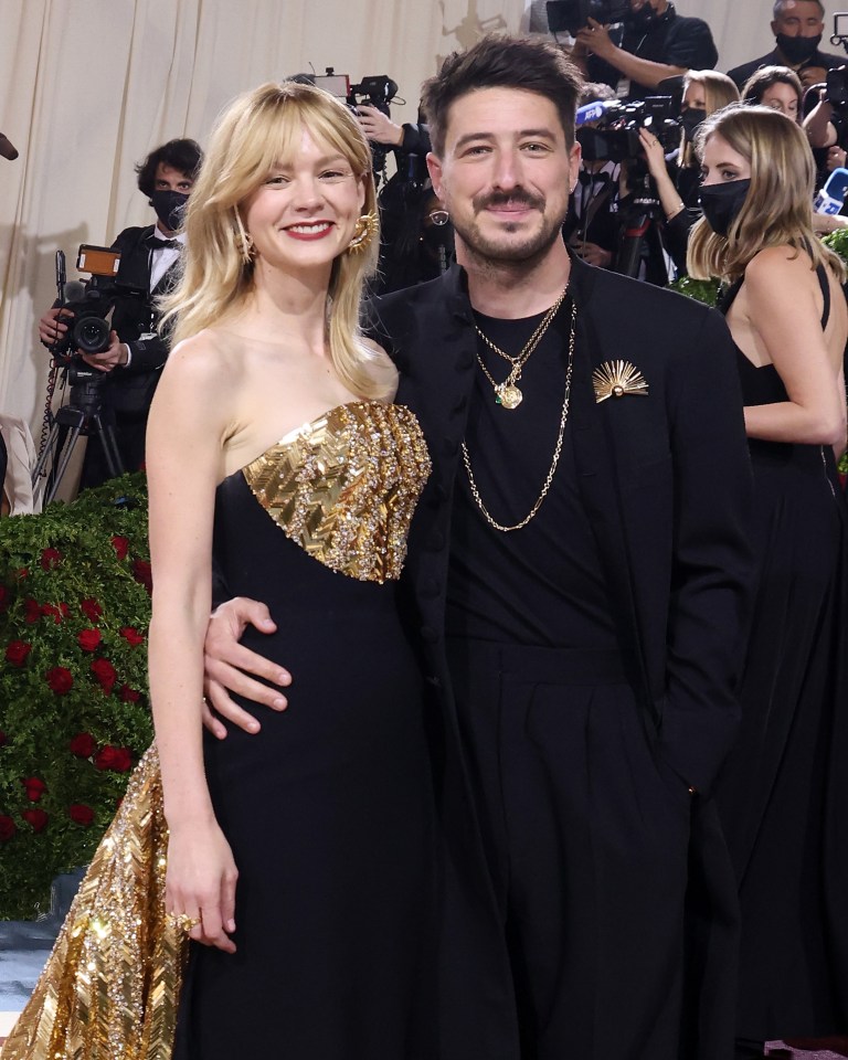 Marcus pictured with his wife Carey Mulligan